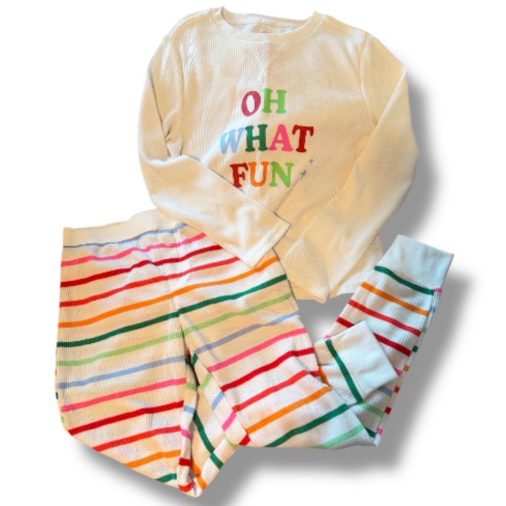 Colorful Striped Kids Pajamas